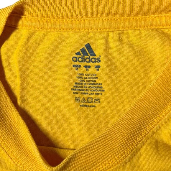 Lakers NBA “Another Day In LA” Adidas Yellow Shirt Sleeve T-shirt Men’s Size Med - Picture 6 of 6